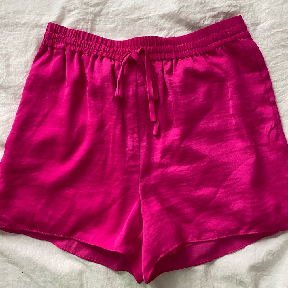 Pants store Pink Shorts with Drawstring